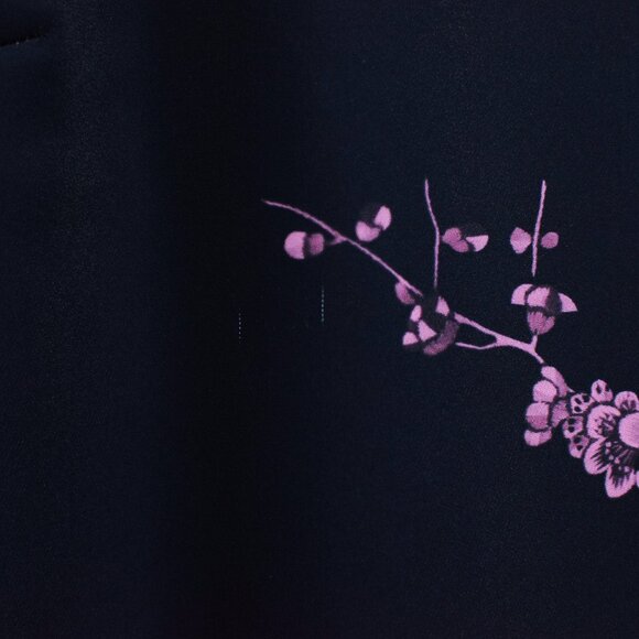 Ted Baker Black & Pink Floral The Orient Back Pleat Mini Dress Size 6 TALUULA - Picture 15 of 16